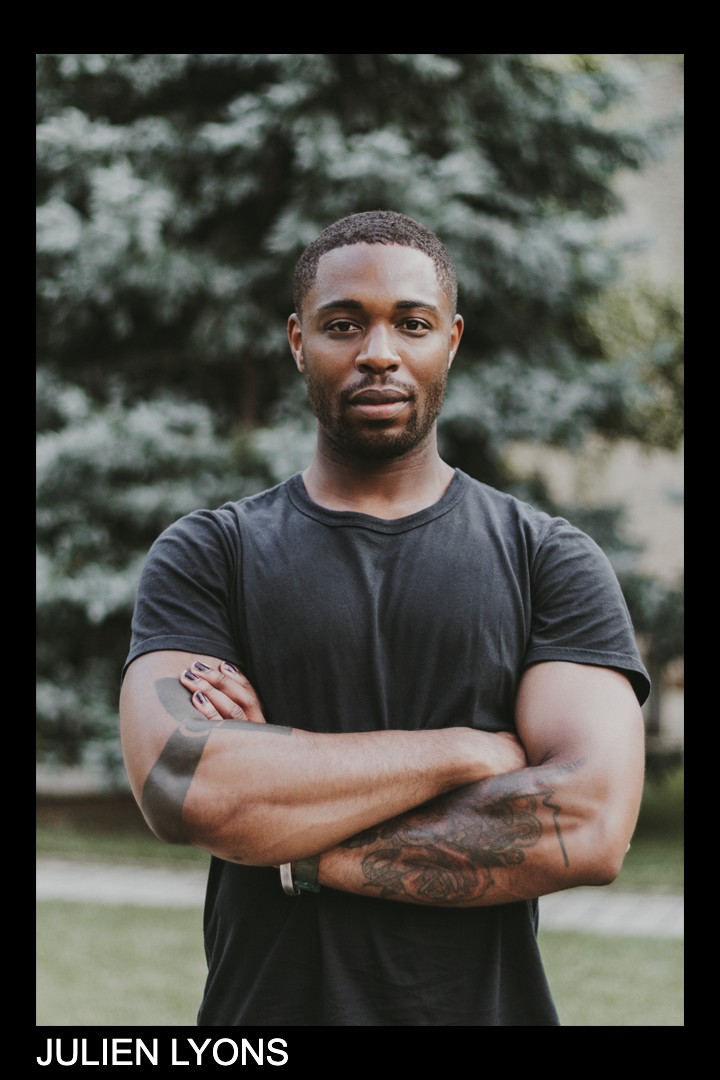 Julien Lyons — portrait, arms crossed